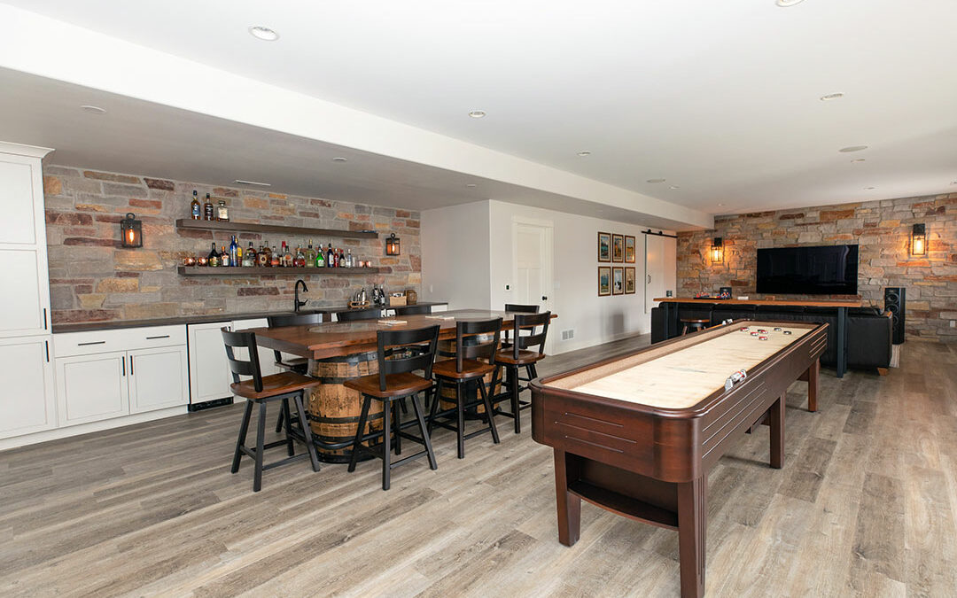 A Waunakee Basement Remodel Made for Entertaining