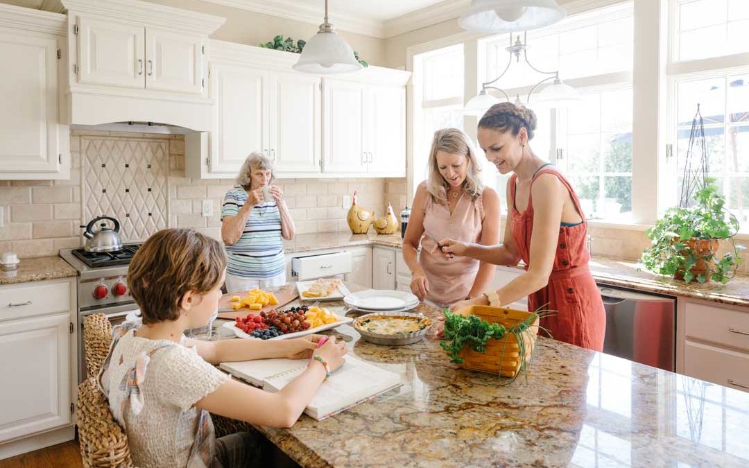 A family enjoying kitchen remodel verona wi