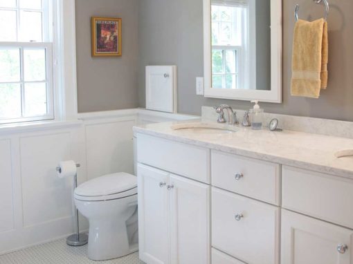 Stunning White Master Bathroom Remodel in Nakoma Madison, WI