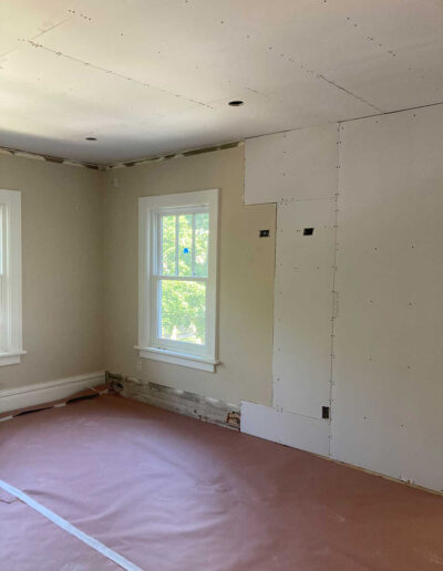 Drywall Installation - Primary and Main Bathroom Remodel in Madison, WI