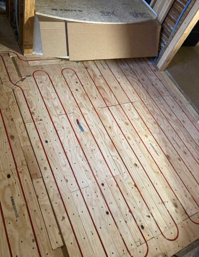 Install Heated Floors - Primary and Main Bathroom Remodel in Madison, WI